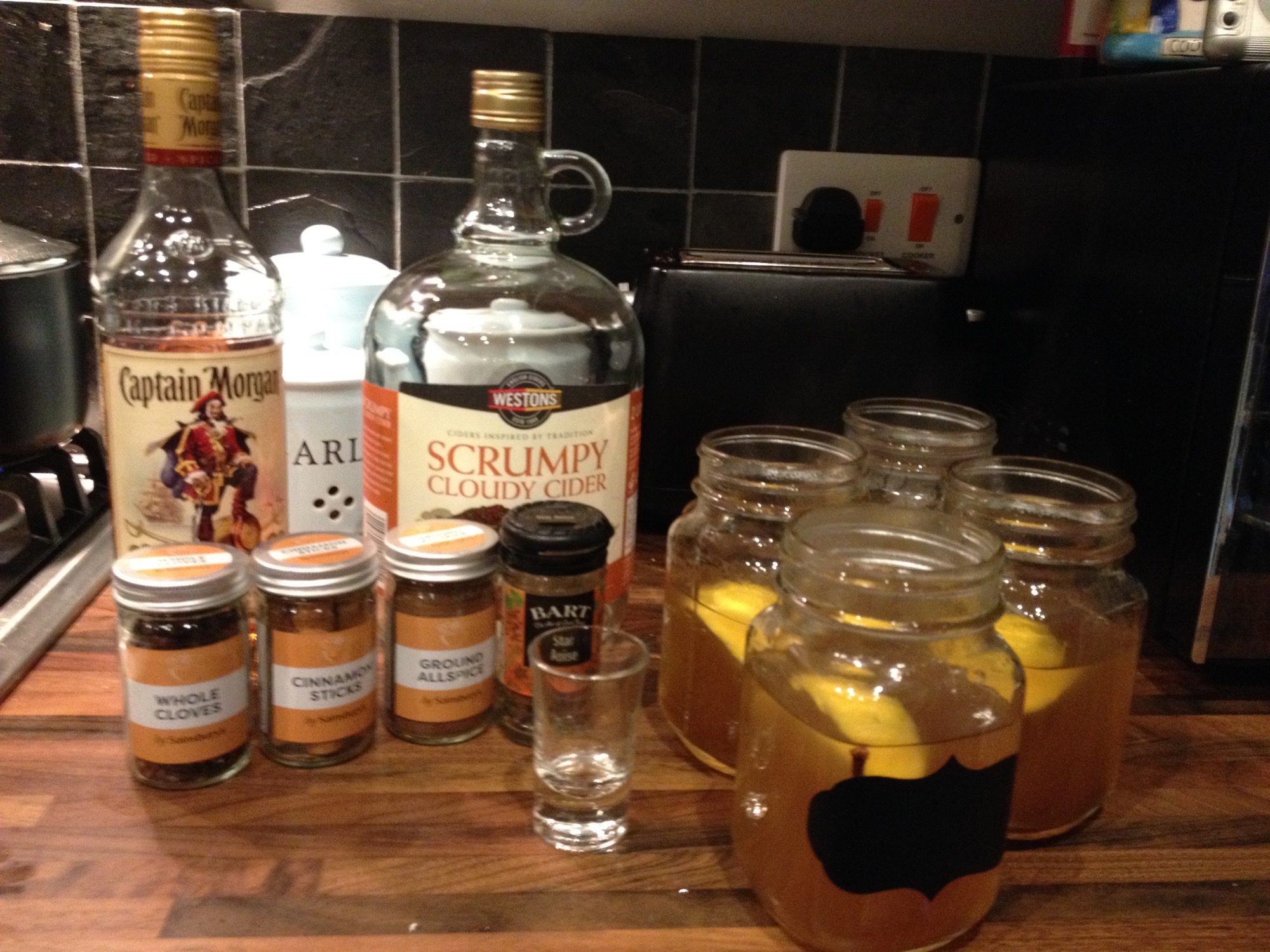 Spiced Rum & Apple Cider Punch