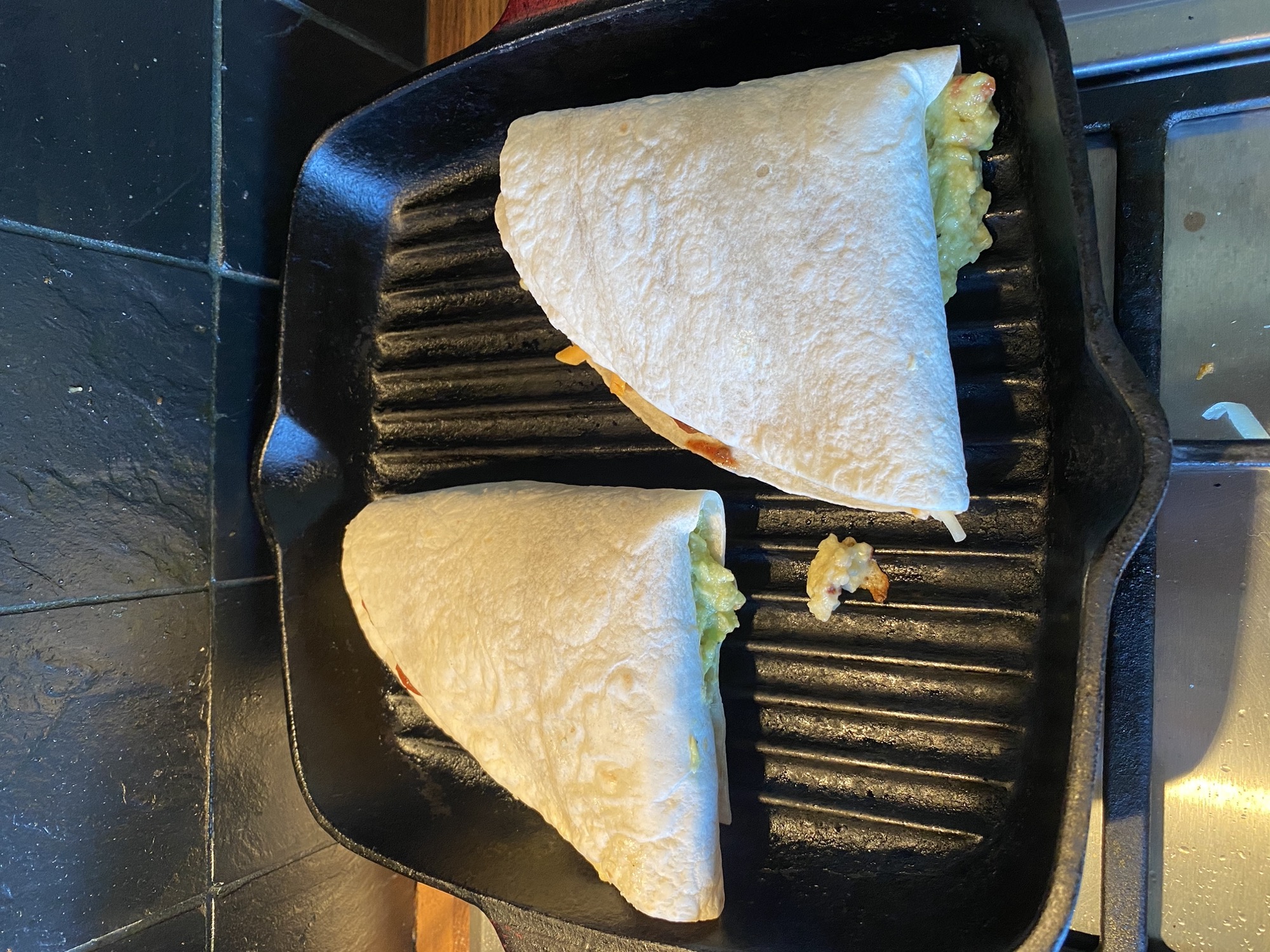 Folded Breakfast Wrap