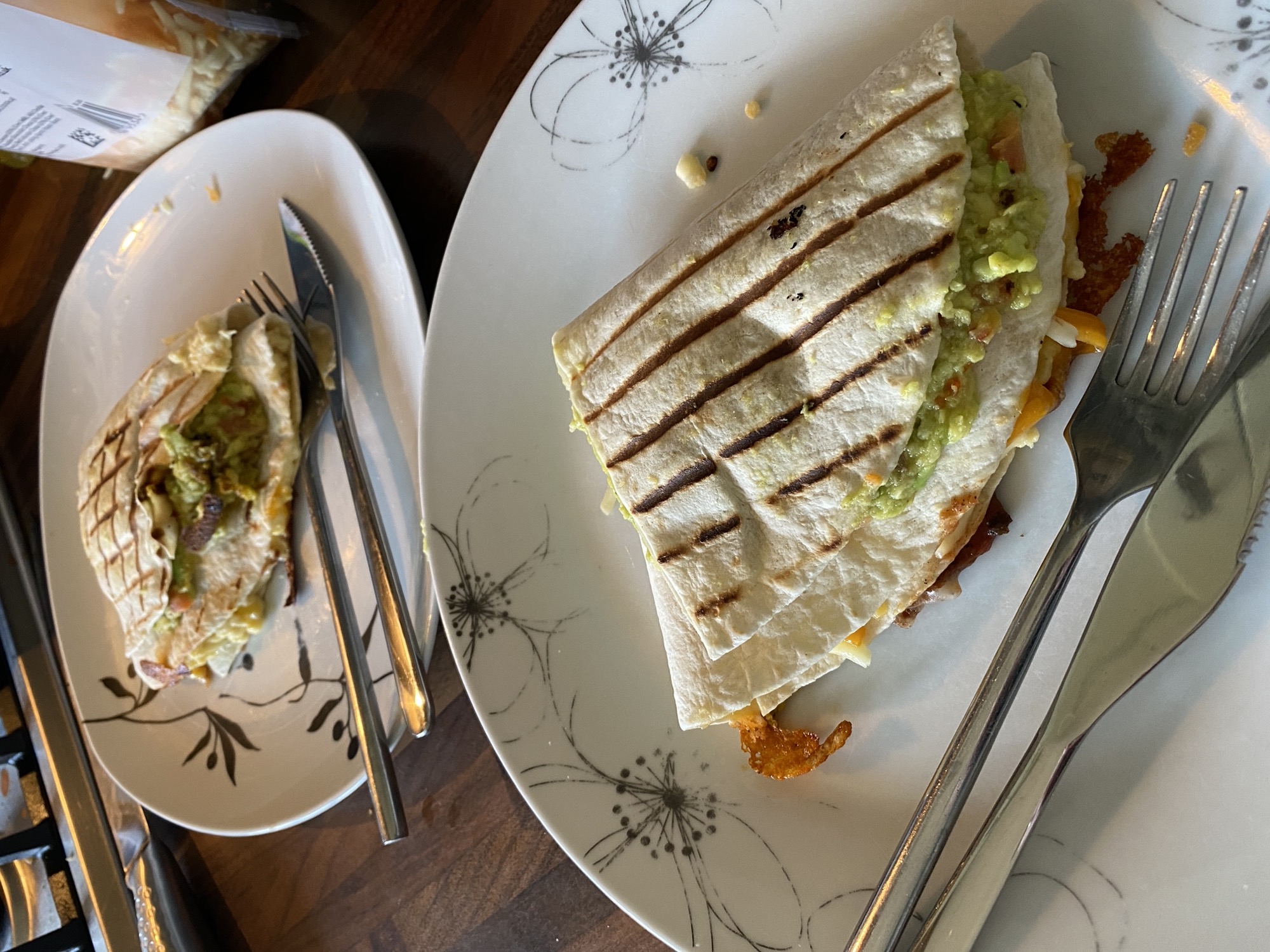 Folded Breakfast Wrap