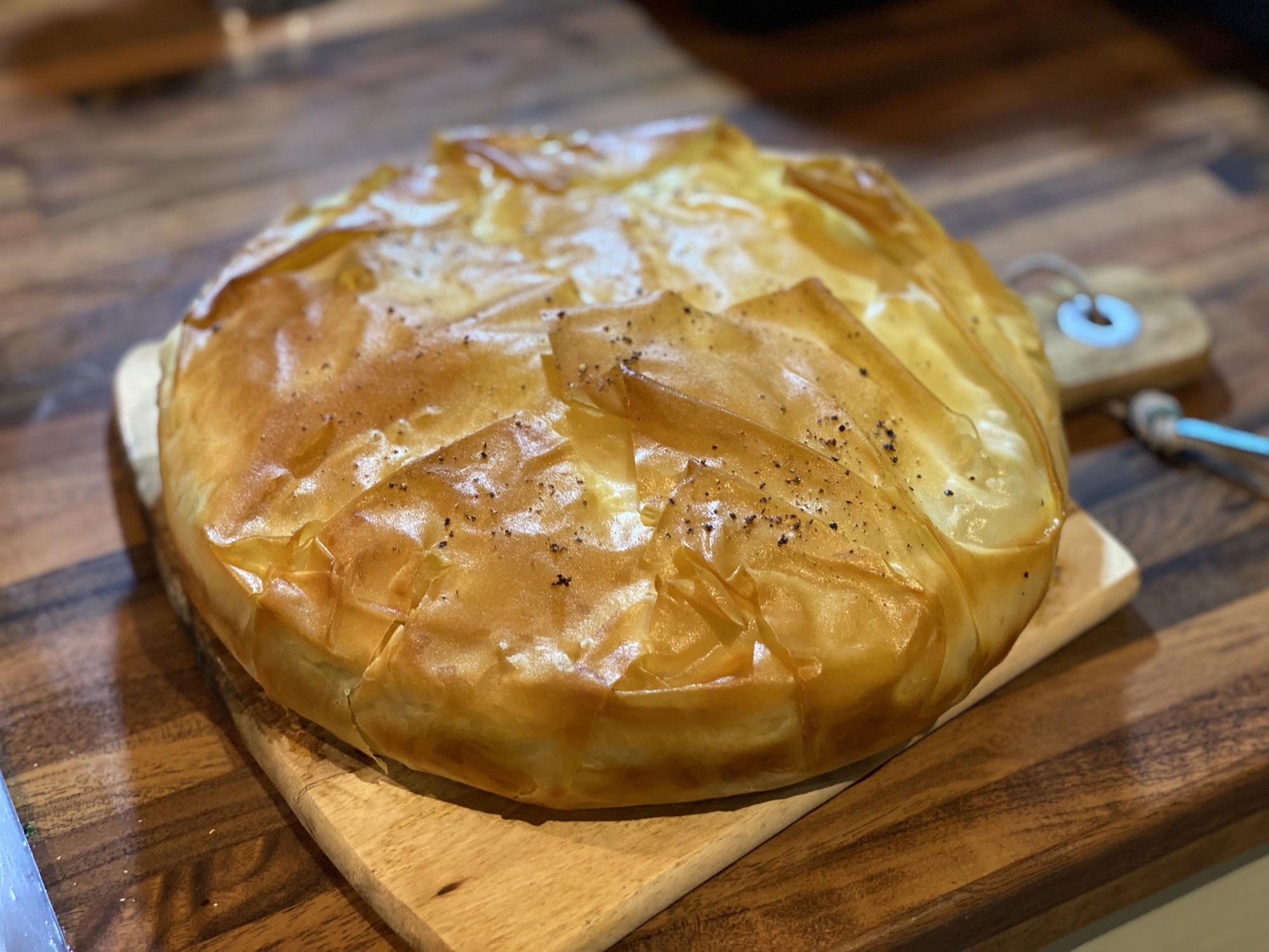 Spinach & Ricotta Filo Pie