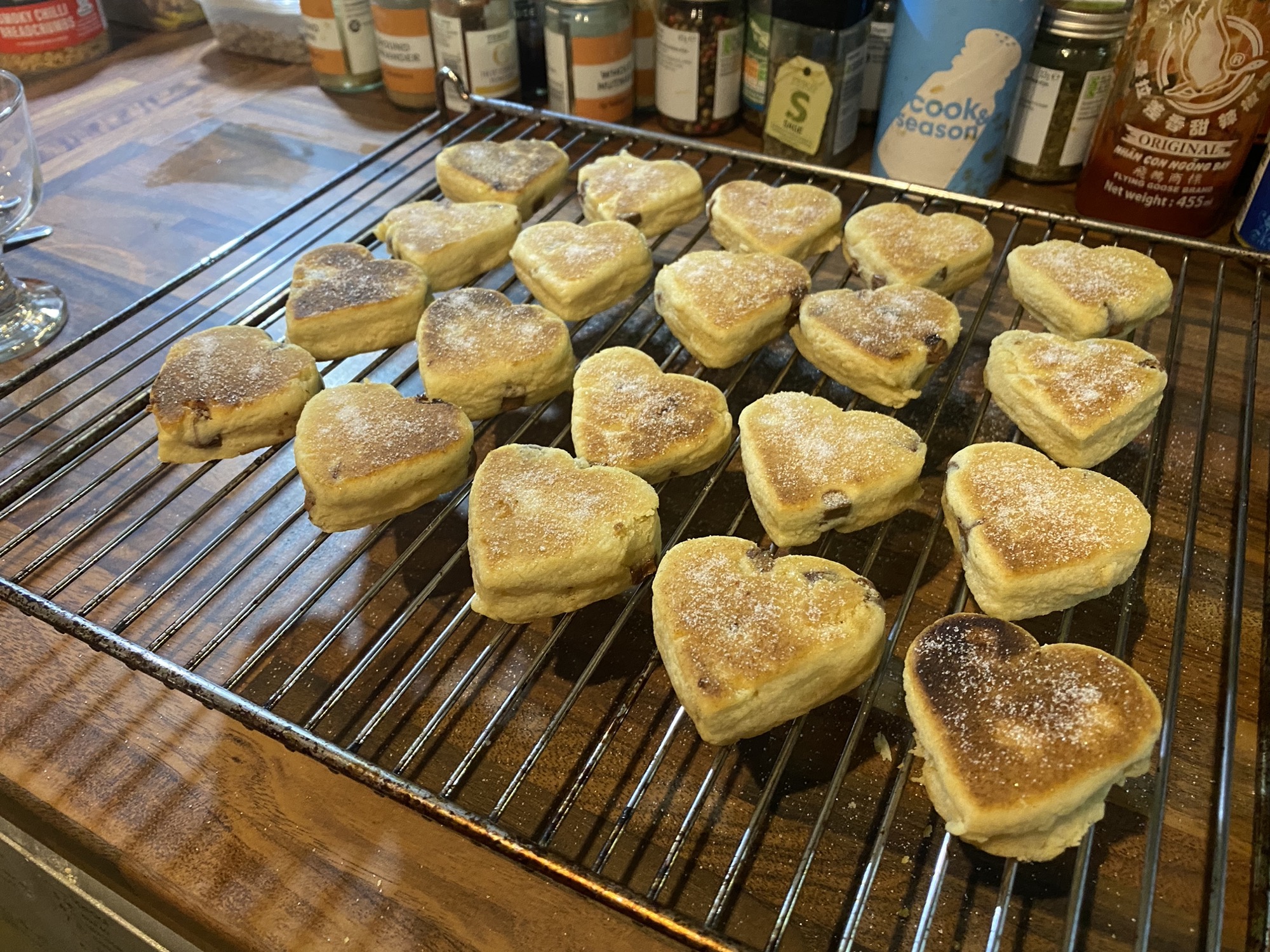 Heart-Shaped Welsh Cakes