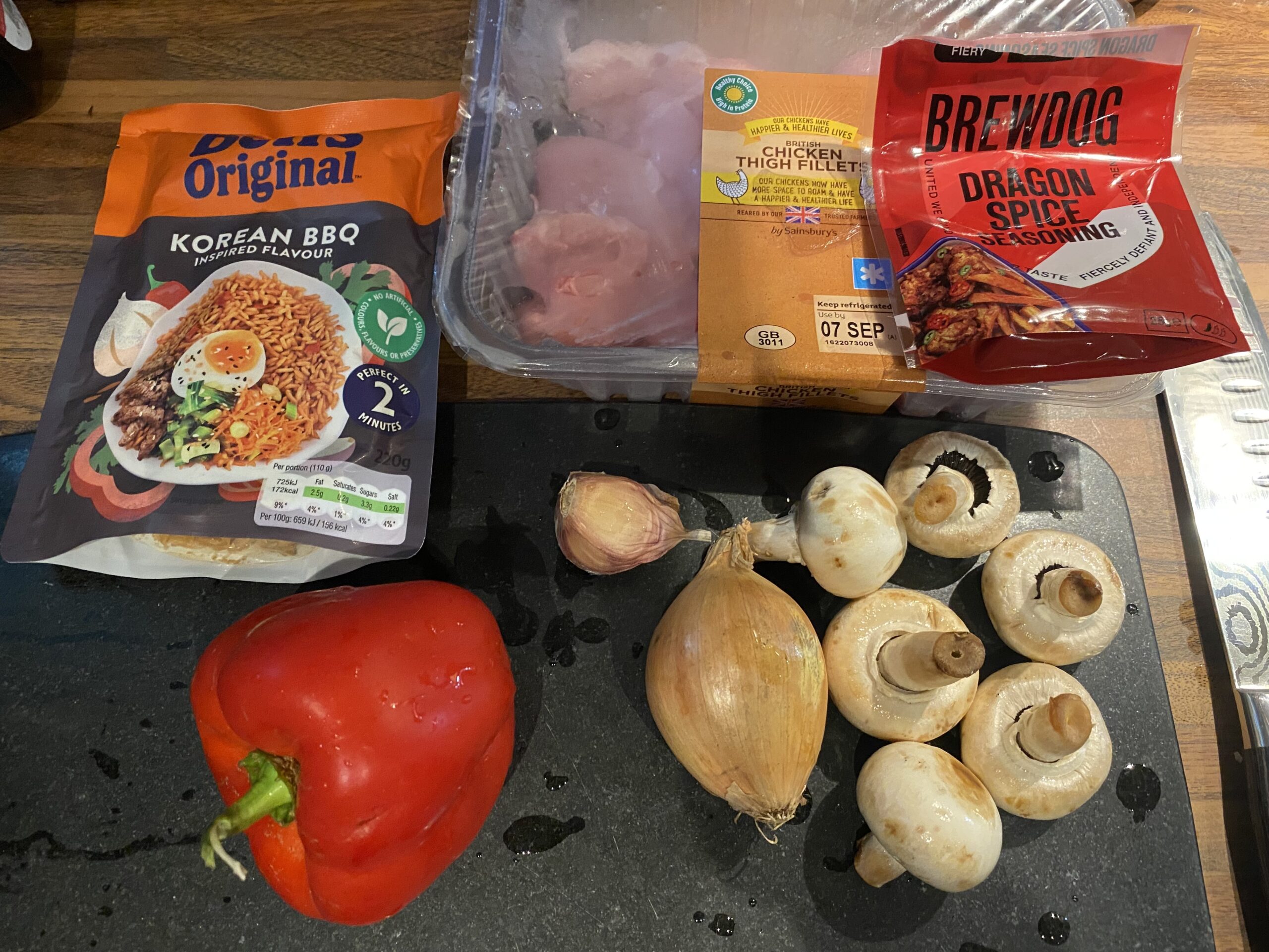 Korean BBQ Dragon Spice Chicken Rice