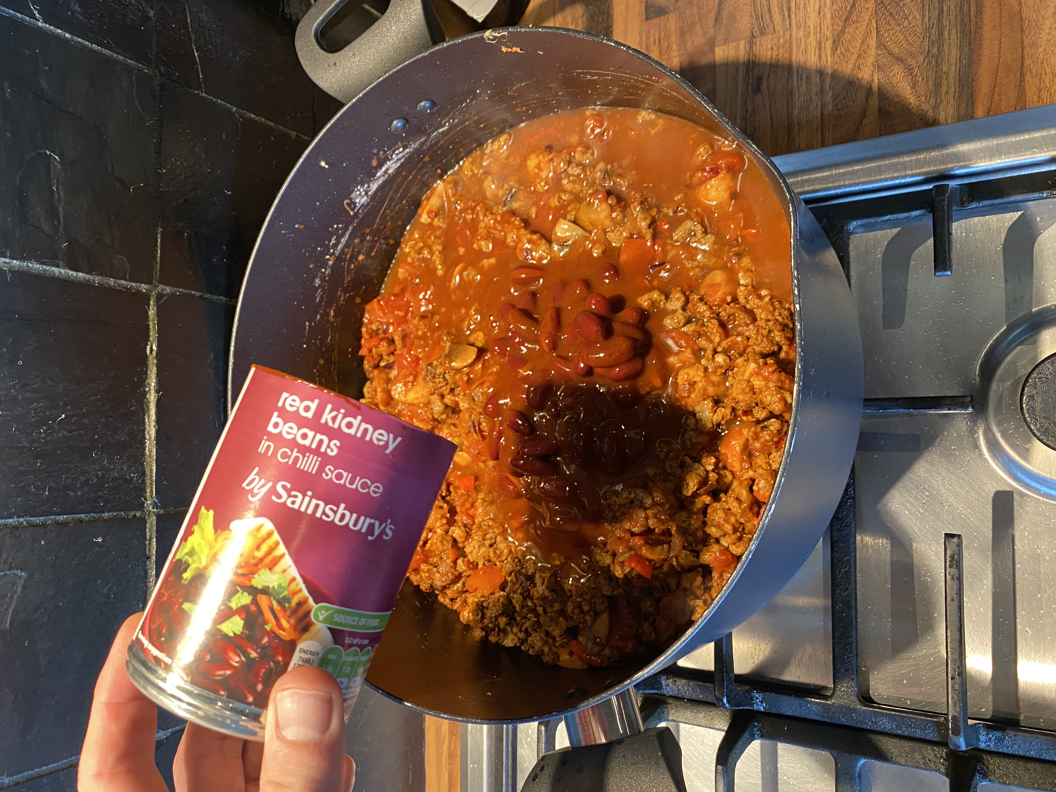 Veggie Chilli Jacket Potatoes