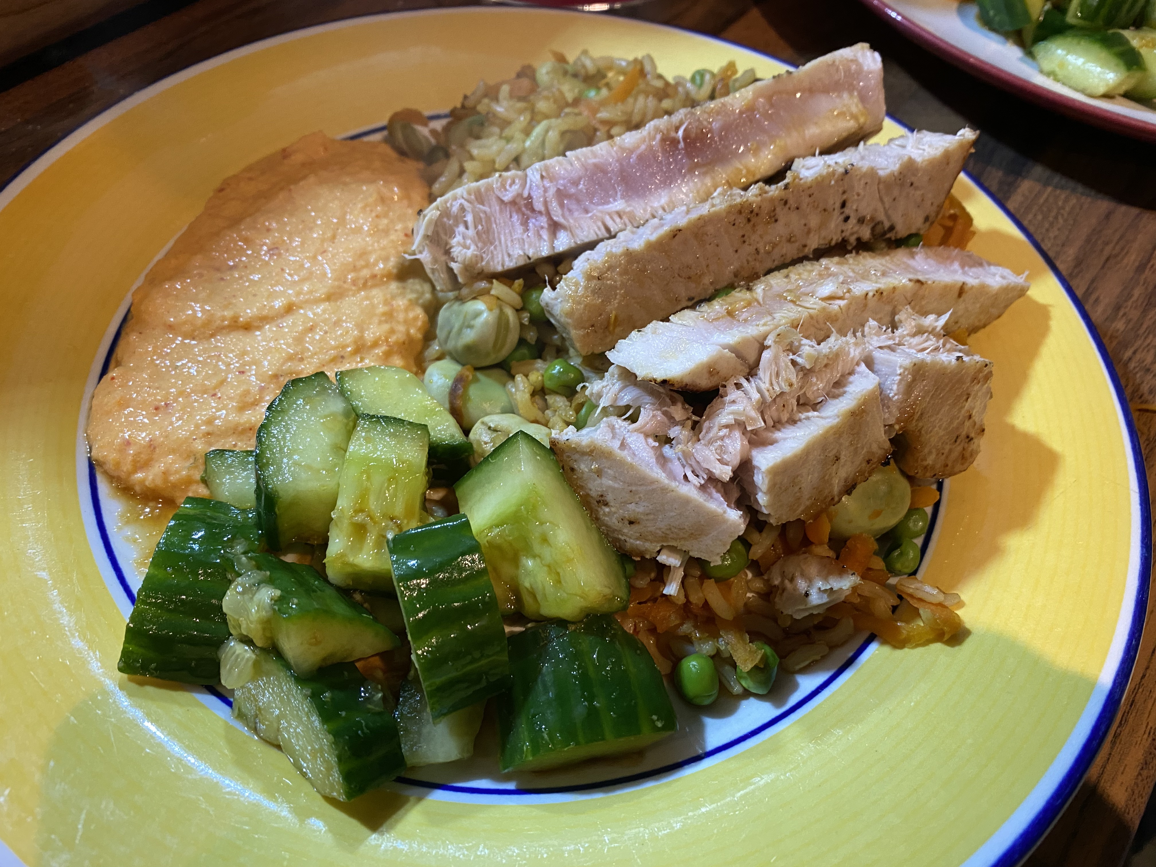 Seared Tuna & Kimchi Rice Bowl