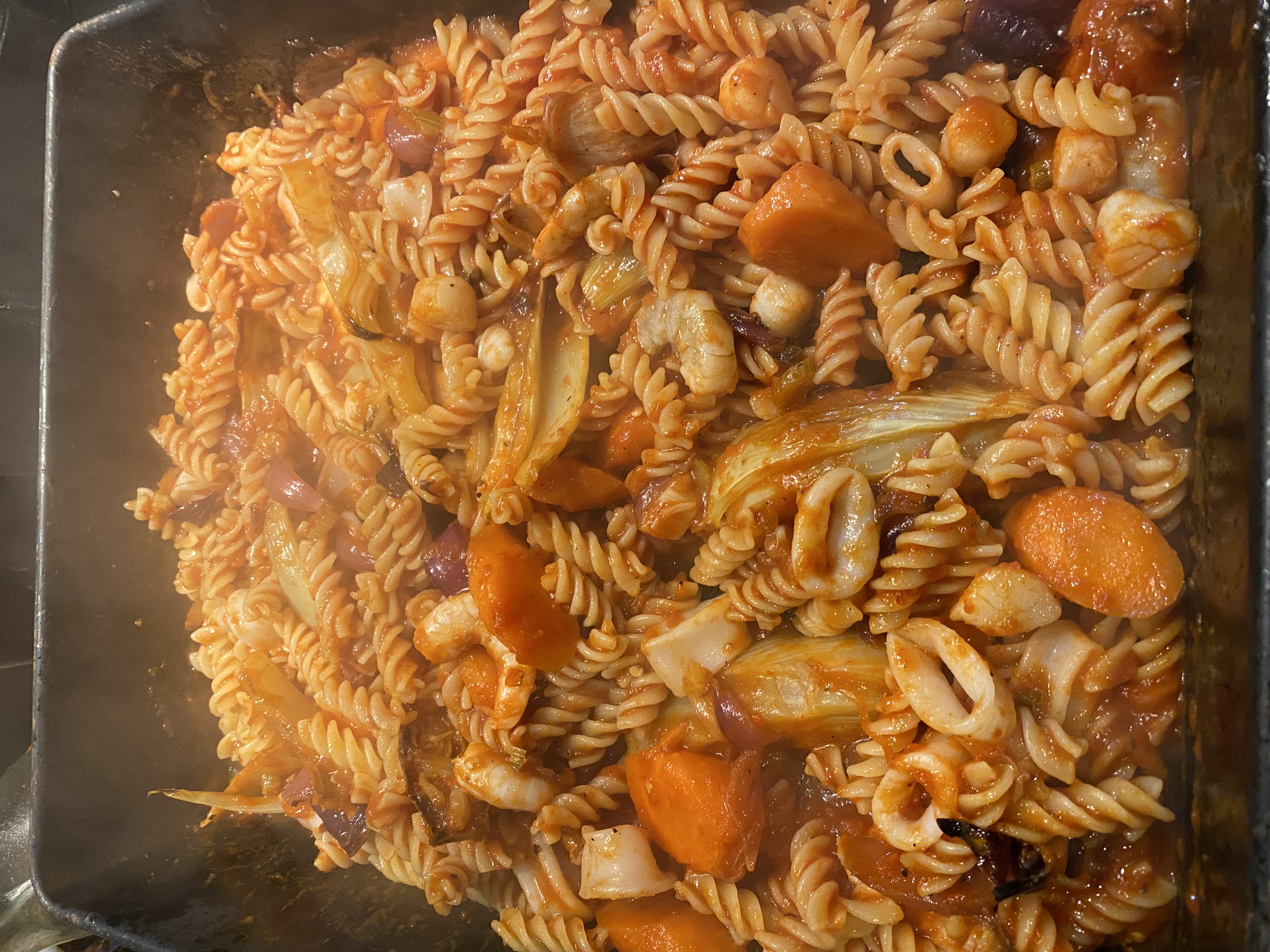 Seafood Fusilli