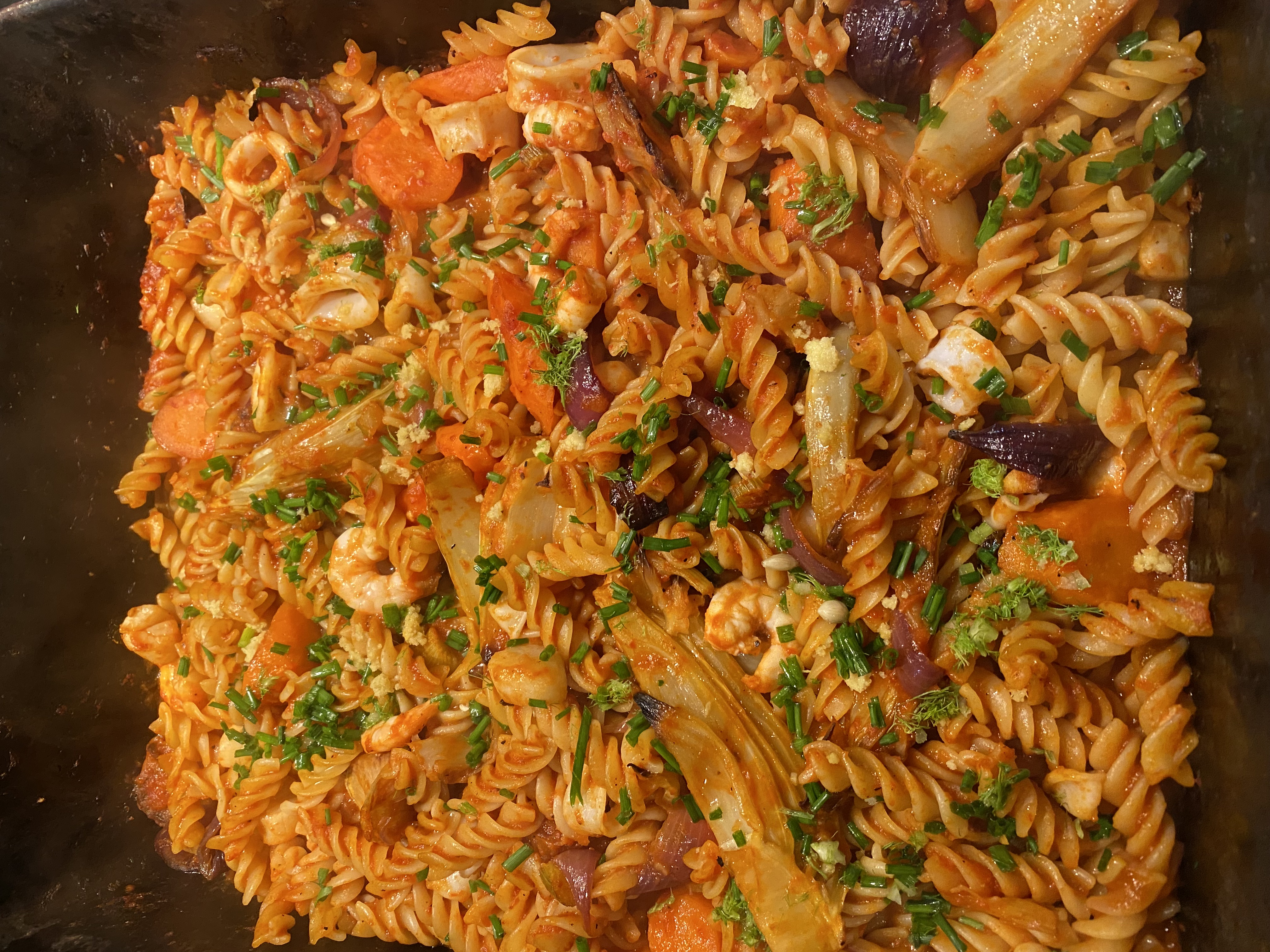 Seafood Fusilli