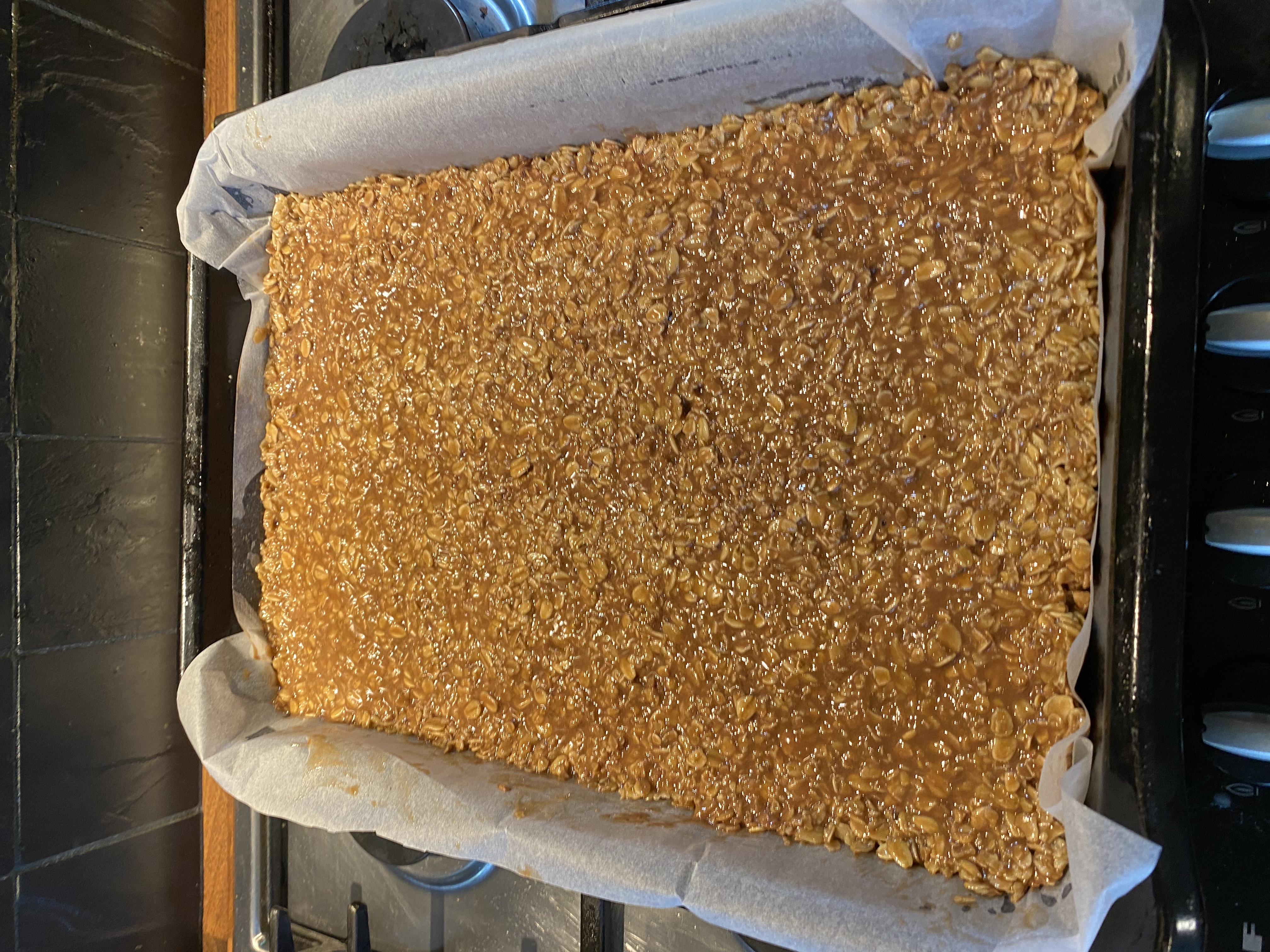 Chocolate Chunk Oat Traybake