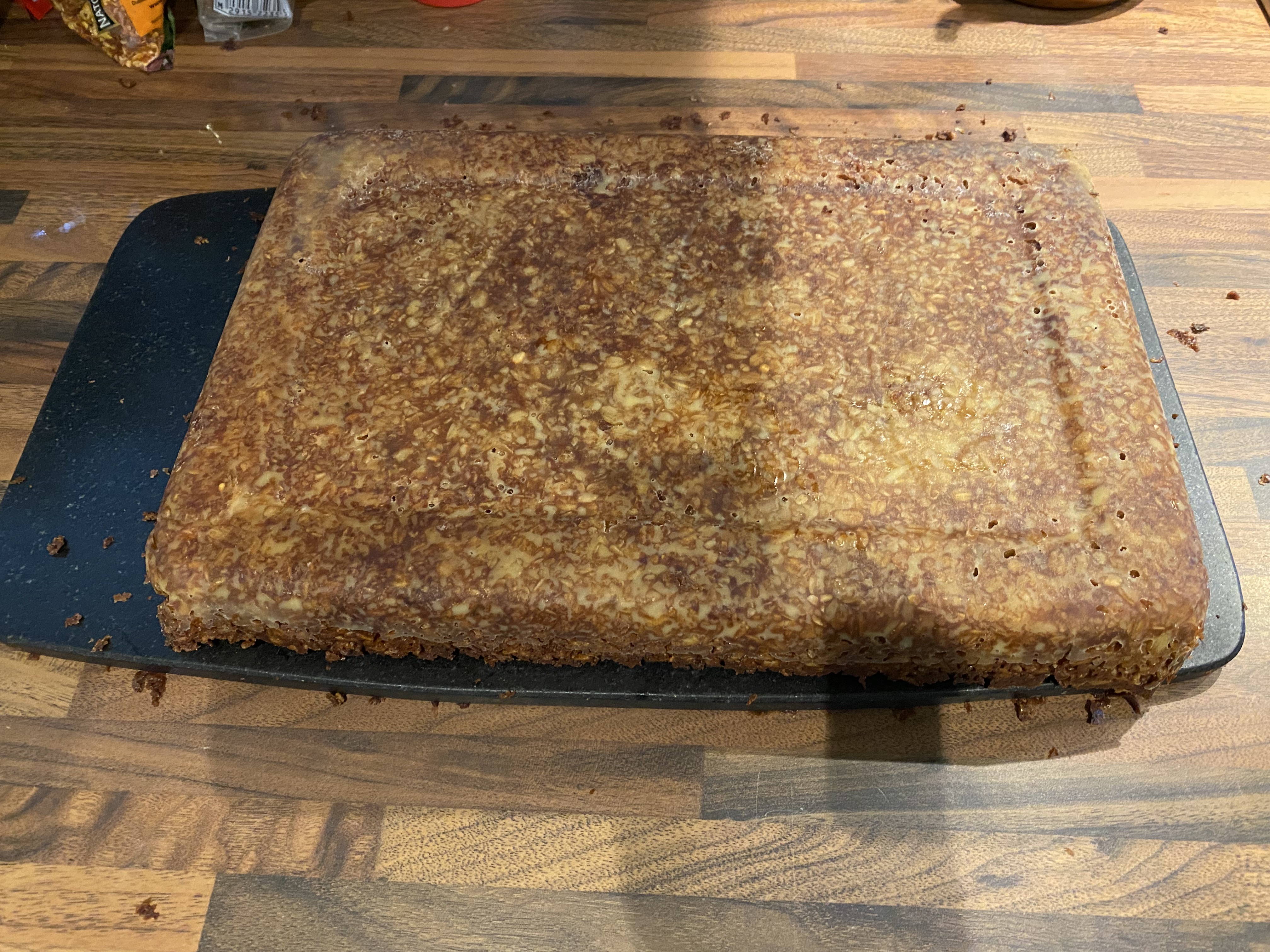Chocolate Chunk Oat Traybake