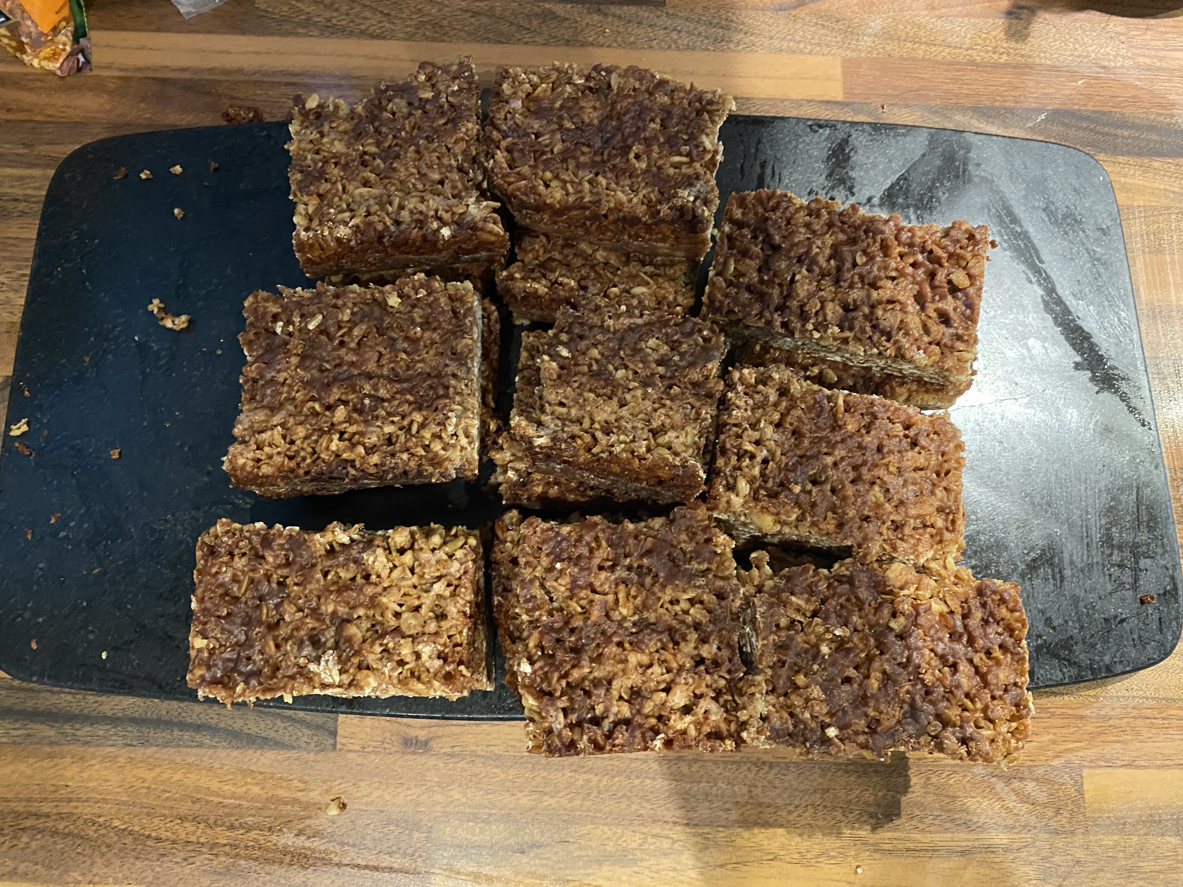 Chocolate Chunk Oat Traybake