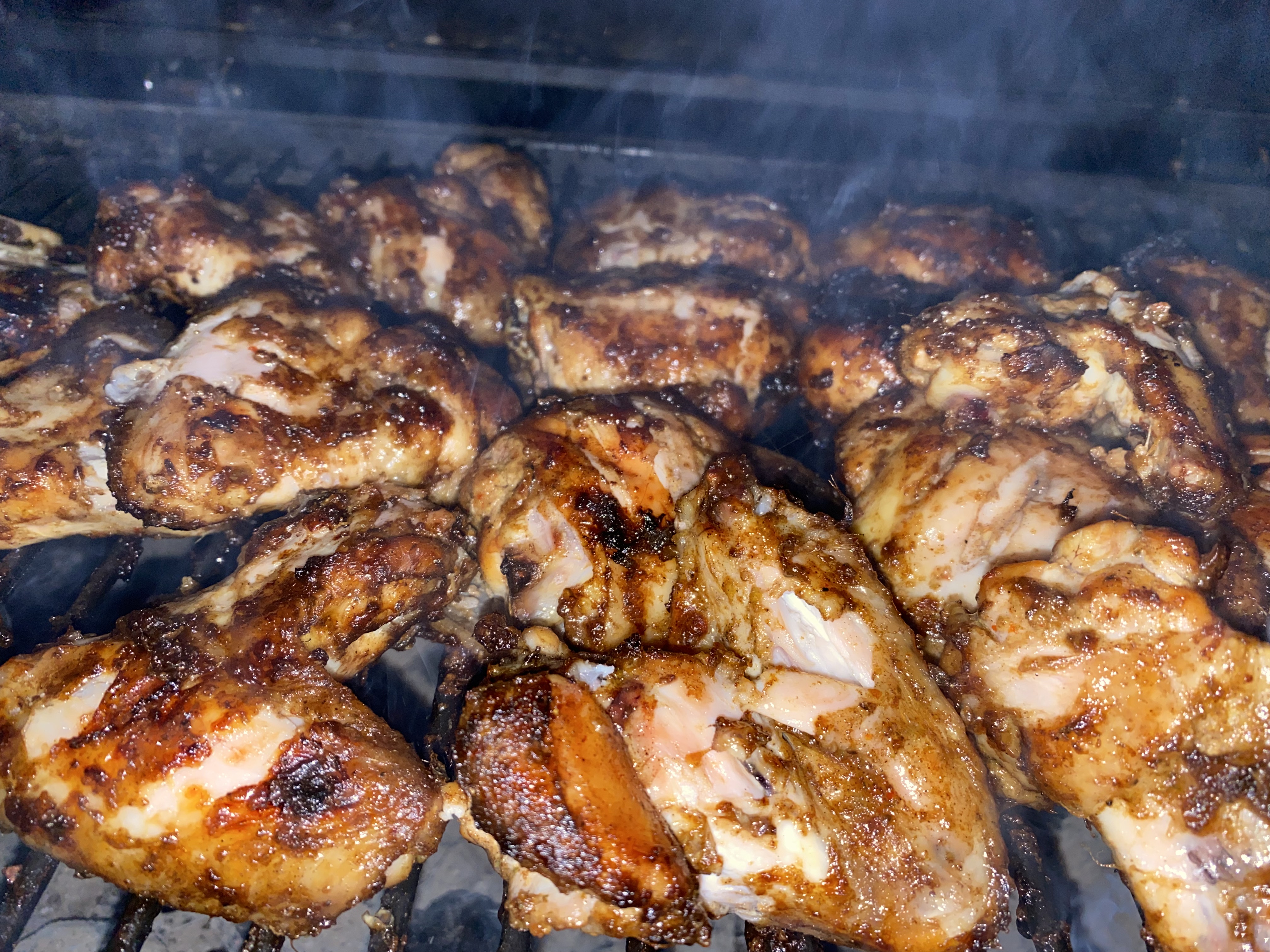 Jerk-Style Chicken with Rice and Peas