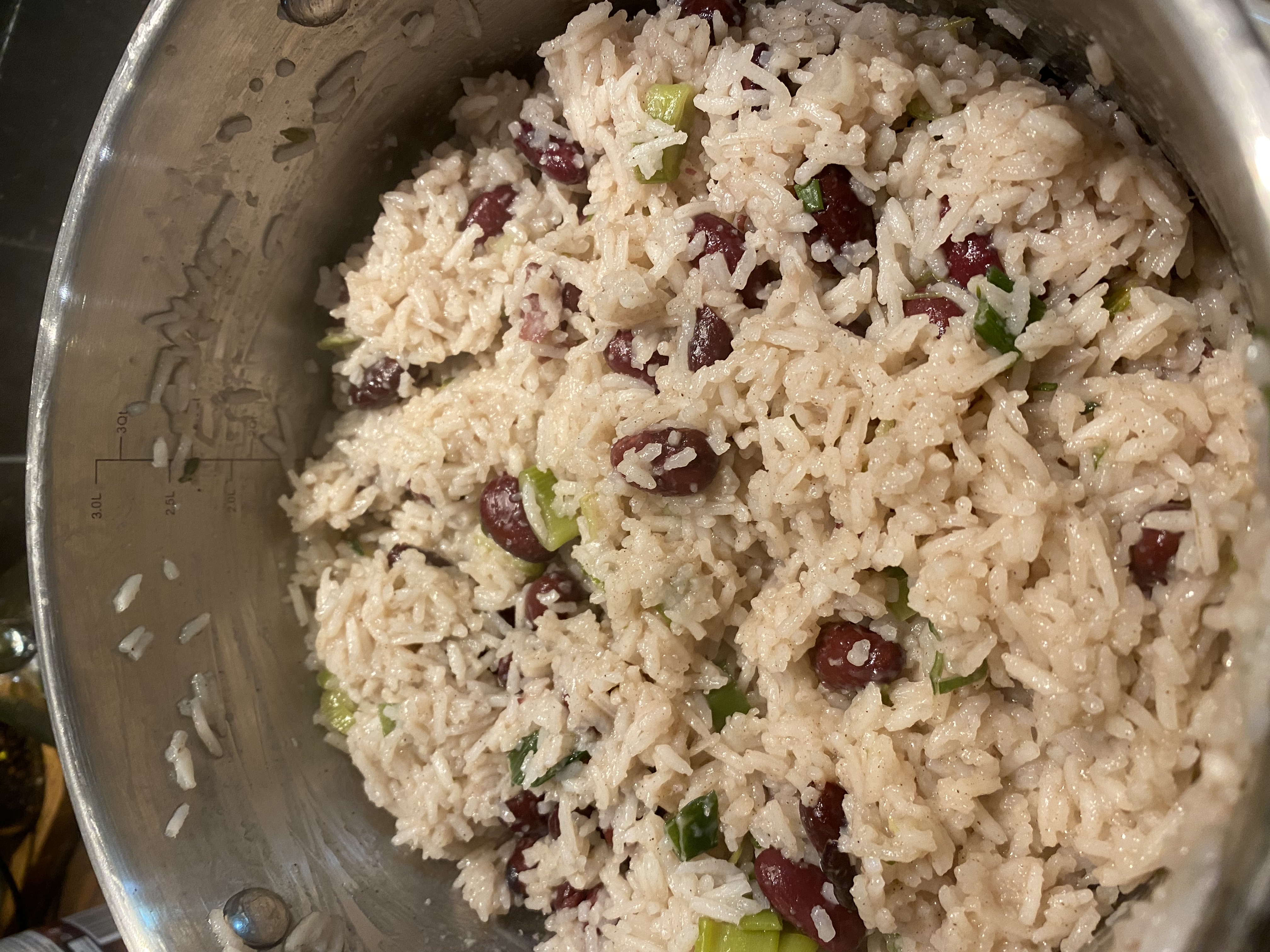 Jerk-Style Chicken with Rice and Peas