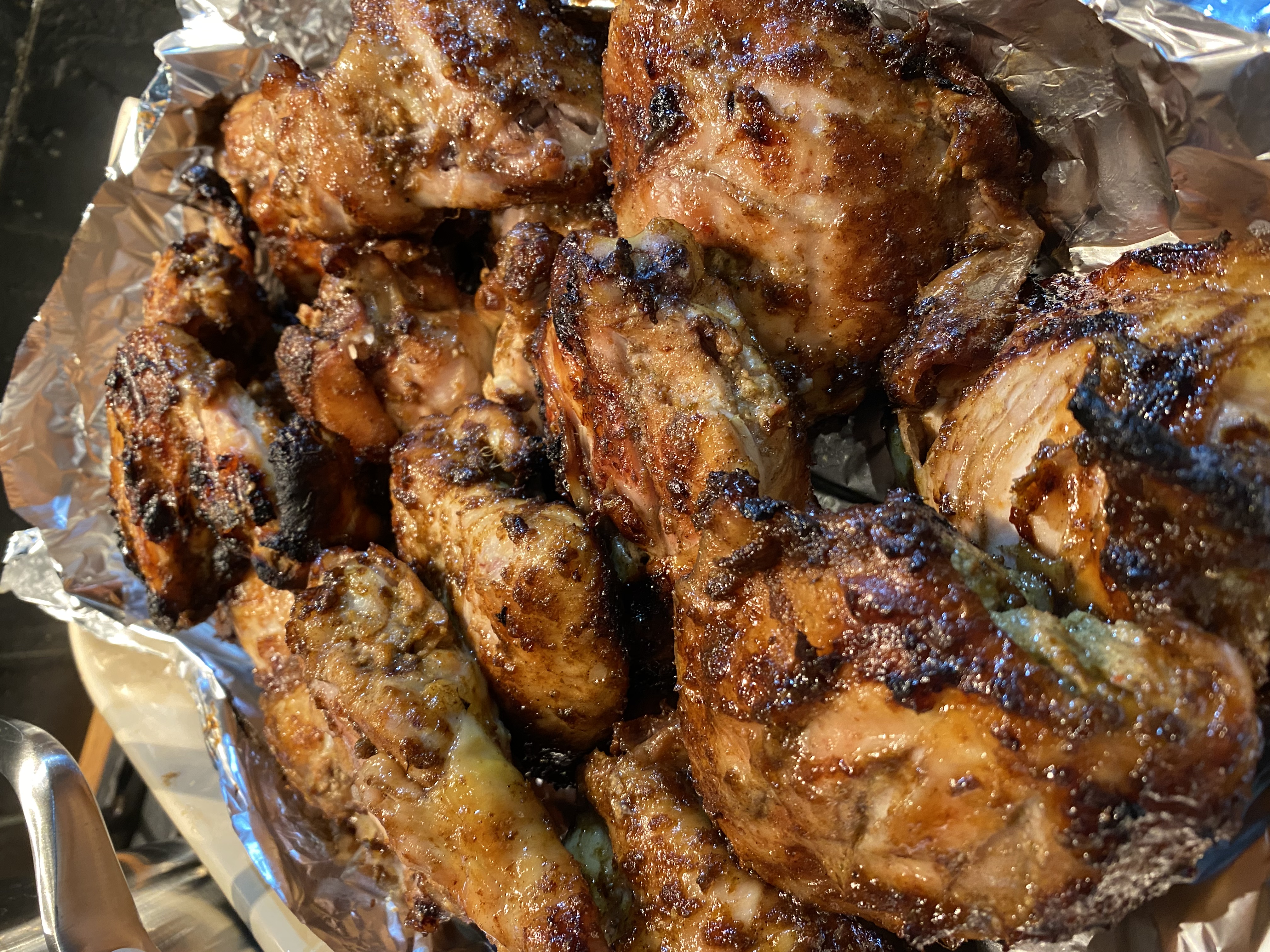 Jerk-Style Chicken with Rice and Peas