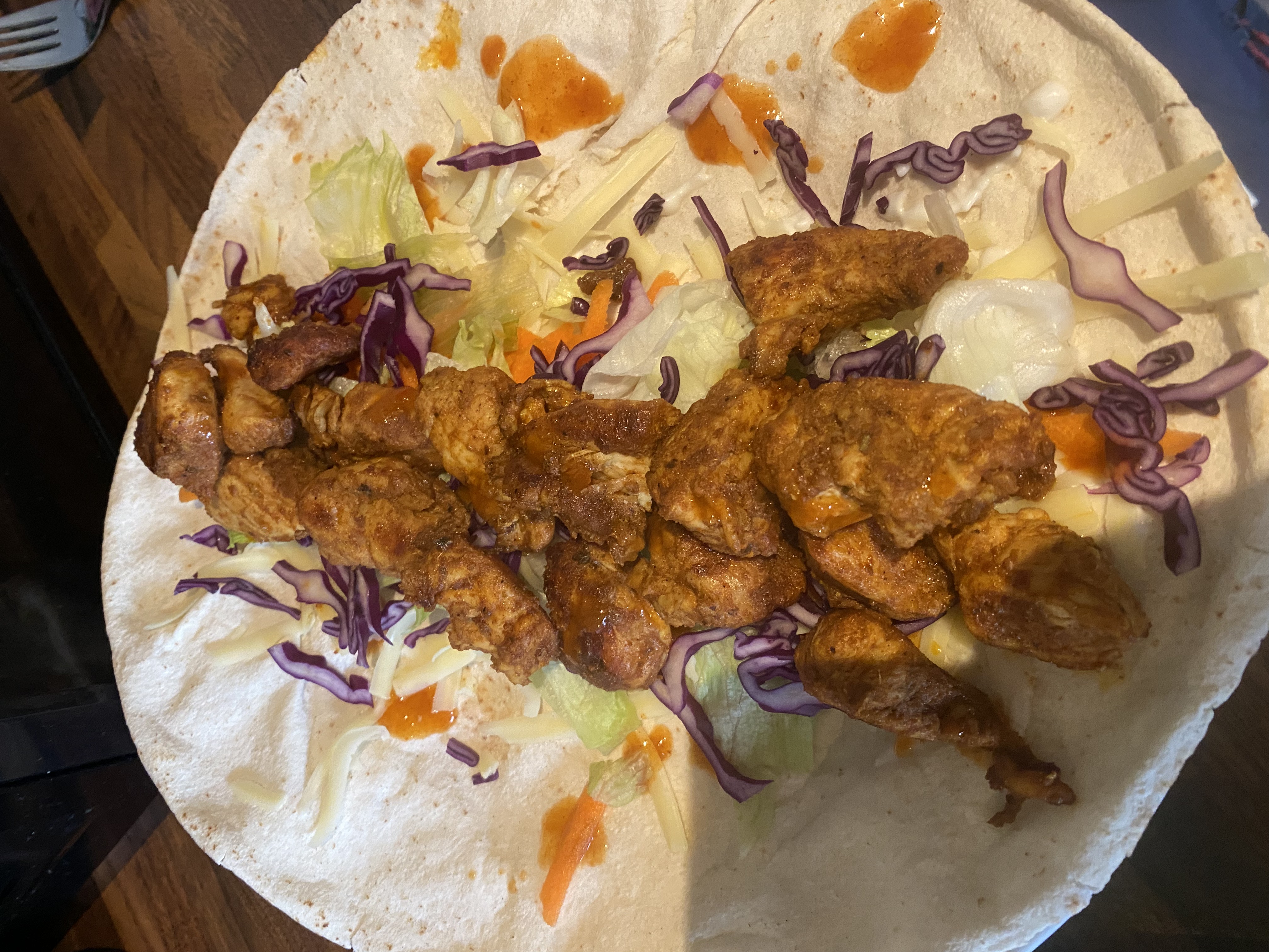 Peri-Peri Chicken Wrap with Slaw