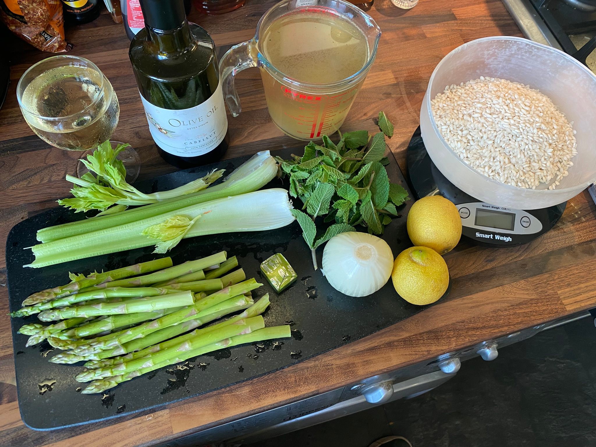 Asparagus, Mint & Lemon Risotto
