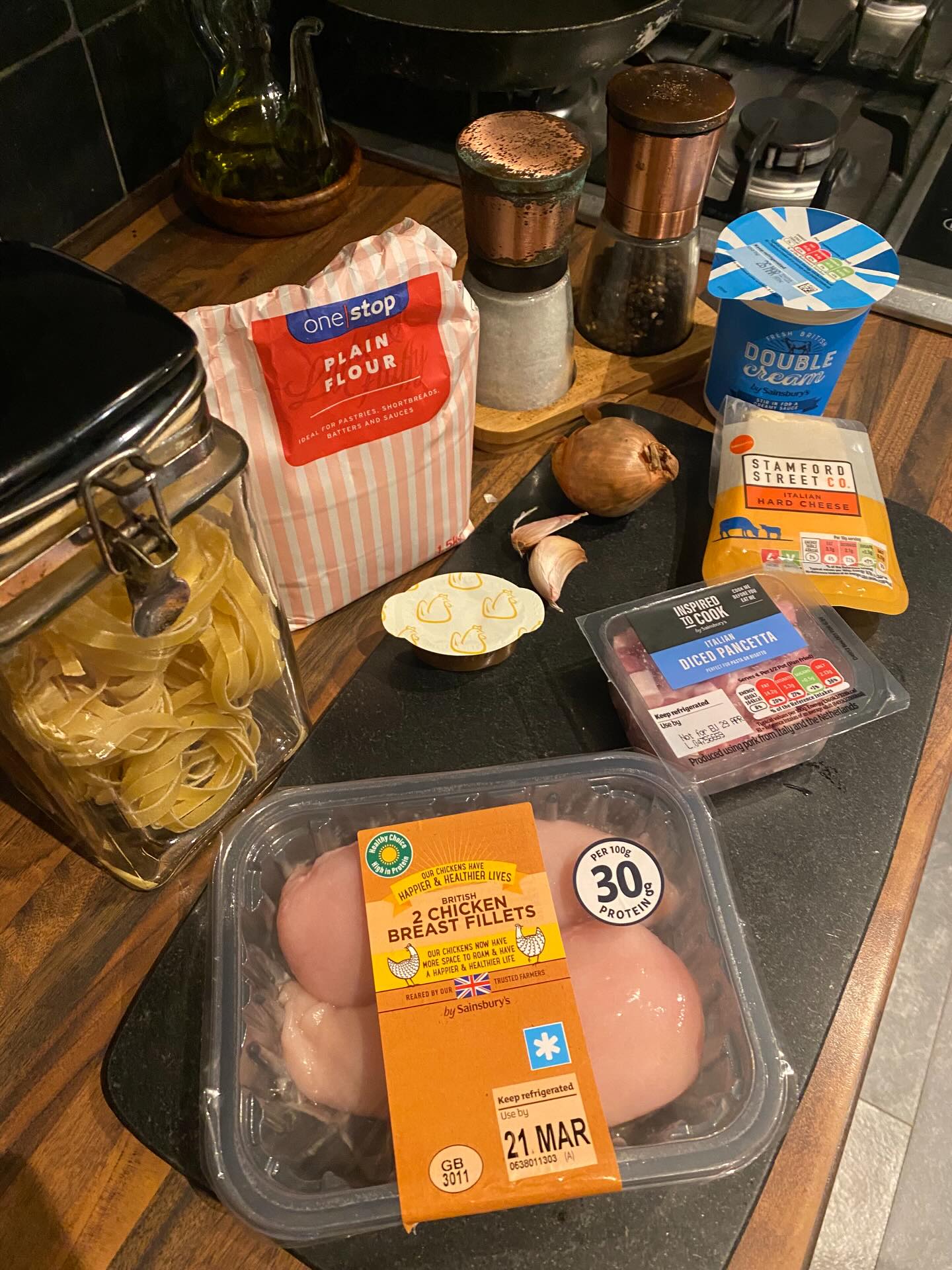 Creamy Chicken Linguine