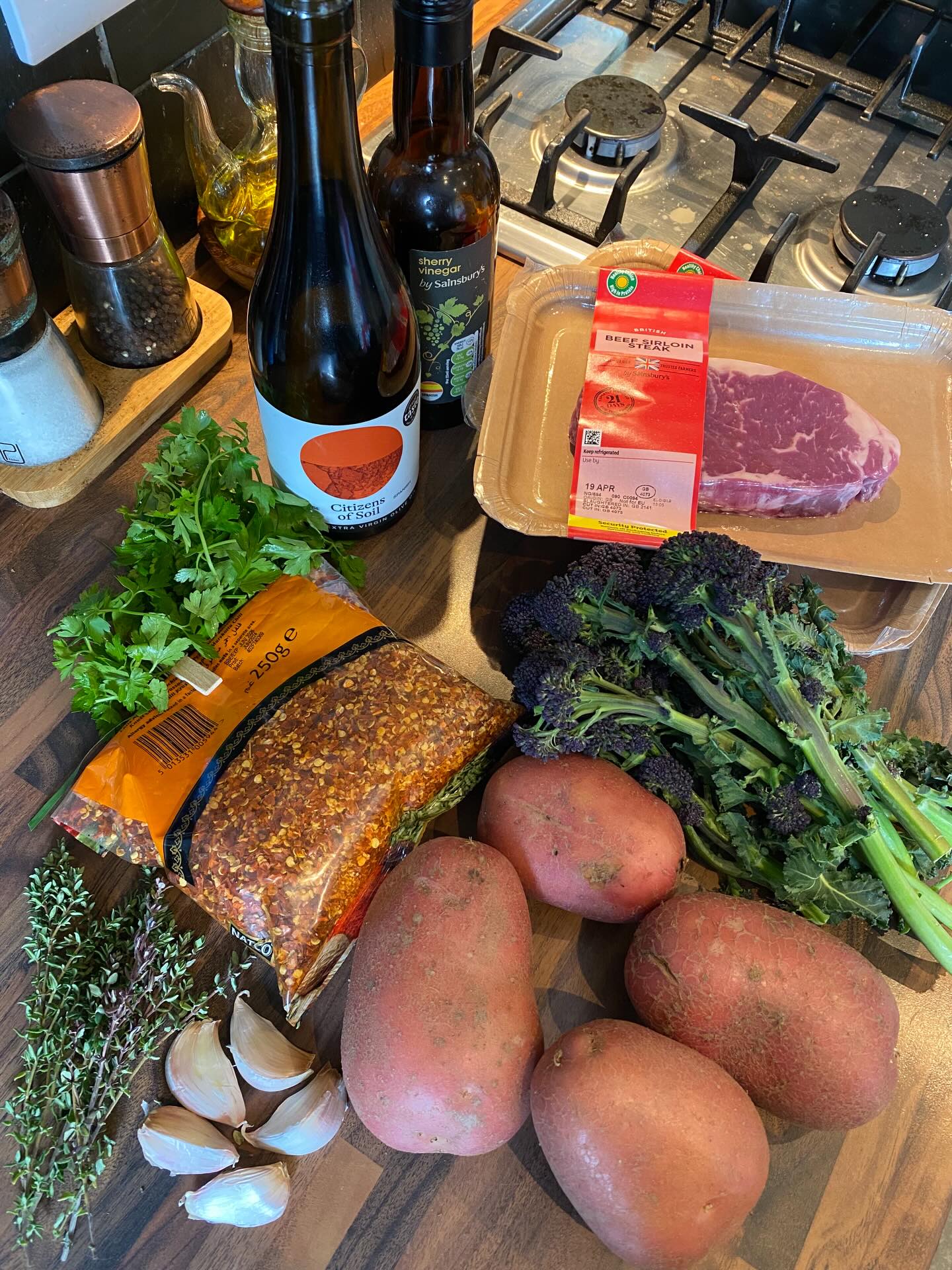 Proper Steak, Proper Chips, Chimichurri